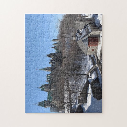 Winterscène Ottawa Canada. Legpuzzel (Verticaal)