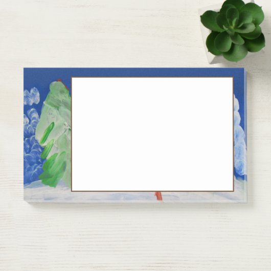 Winterscène Post-it® Notes (Kantoor)