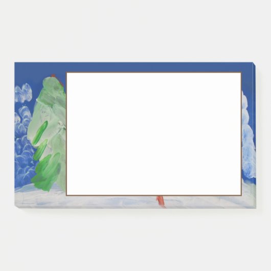 Winterscène Post-it® Notes (Voorkant)