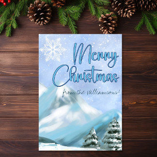 Winterscène Romeinen 12:10 Broederlijke liefde Ker Kaart