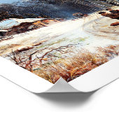  Winterscène Schilderen Poster (Hoek)