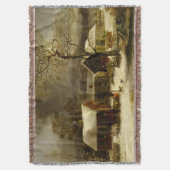 winterscène van George Durrie Deken (Voorkant Verticaal)