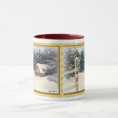 winterscènes mok (Midden)