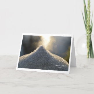 Winterscènes wenskaarten bedankkaart