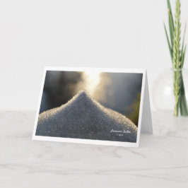 Winterscènes wenskaarten bedankkaart