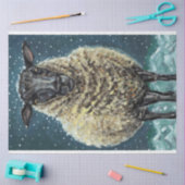 Winterschaafpas Tissuepapier (Craft)