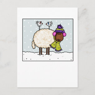 winterschaap briefkaart