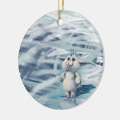 winterschepsel keramisch ornament (Links)