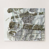 Winterschilderij Waterverf Legpuzzel (Horizontaal)