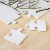 Winterschilderij Waterverf Legpuzzel (Zijkant)