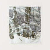 Winterschilderij Waterverf Wandkleed (Voorkant)