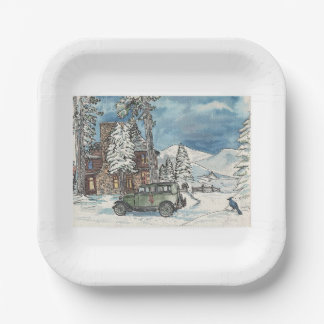 winterschuilplaats papieren bordje