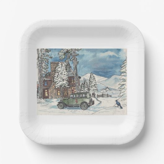 winterschuilplaats papieren bordje (Voorkant)