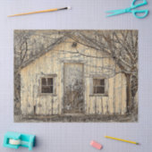 winterschuur en ontkoppeling van bomen tissuepapier (Craft)