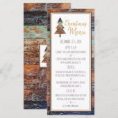 Winterschuur, Kerstmenu Menu (Voorkant / Achterkant)