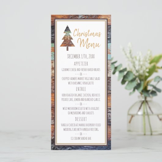 Winterschuur, Kerstmenu Menu (Staand voorkant)