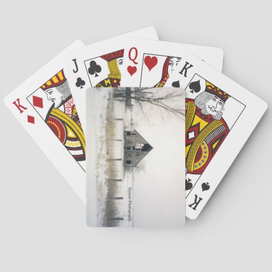winterschuur pokerkaarten (Achterkant)