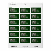 Winterse Adresetiketten Etiket (Full Sheet)