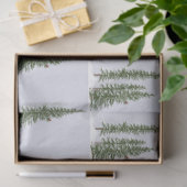 Winterse besneeuwde bosscène met kardinaal tissuepapier (Geschenk)