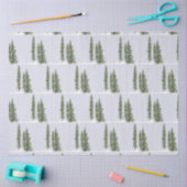 Winterse besneeuwde bosscène met kardinaal tissuepapier (Craft)