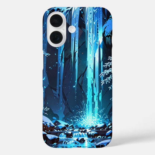winterse bevroren waterval Case-Mate iPhone case (Achterkant)