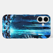 winterse bevroren waterval Case-Mate iPhone case (Achterkant (horizontaal))