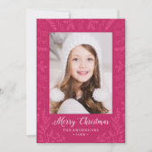 winterse bloei | Vakantiefotokaart Feestdagenkaart (Voorkant)