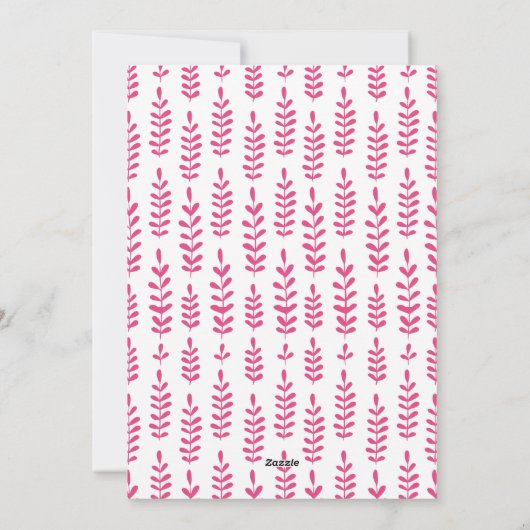 winterse bloei | Vakantiefotokaart Feestdagenkaart (Achterkant)