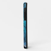 Winterse Bomen Turquoise Teal Sterrenstelsels Case-Mate iPhone Case (Achterkant/links)