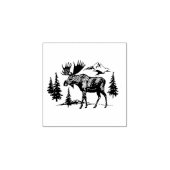 Winterse bosland eland rubberstempel (Afrduk)
