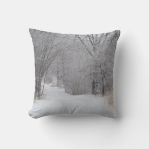 Winterse eenzaamheid buitenkussen