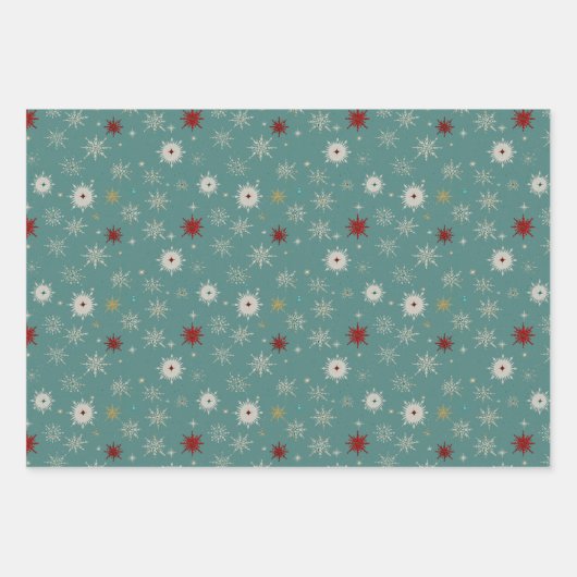 winterse haven Sneeuwlandschap Inpakpapier Vel (Voorkant 2)