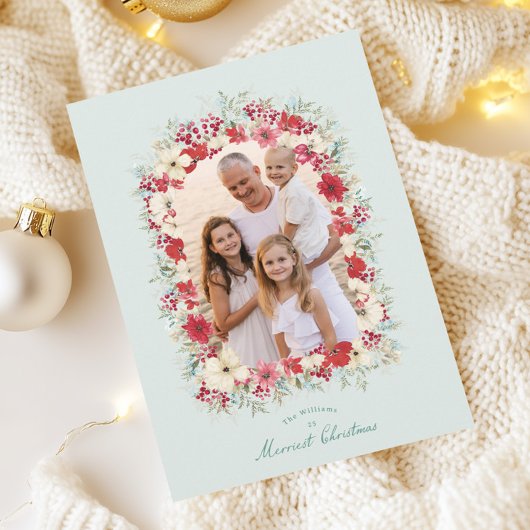 Winterse kerst feestdagen feestdagenkaart