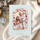 Winterse kerst feestdagen feestdagenkaart