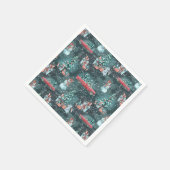 Winterse Kerst Sfeer Servet (Hoek)