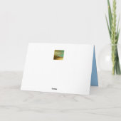 Winterse Kerstdag Kaart met Vorst (Achterkant)