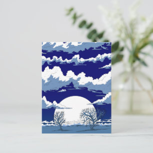 Winterse Landschap Briefkaart