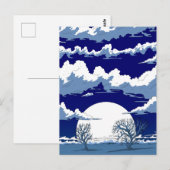 Winterse Landschap Briefkaart (Voorkant / Achterkant)