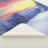 Winterse landschappen sherpa deken (3/4)