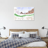 Winterse Mix Doek Afdruk Canvas Afdruk (Insitu (Slaapkamer))