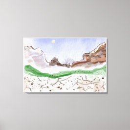 Winterse Mix Doek Afdruk Canvas Afdruk