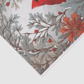 Winterse rode kardinaal vogel tissuepapier (Detail)