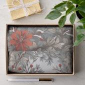 Winterse rode kardinaal vogel tissuepapier (Geschenk)