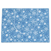 Winterse Sneeuw Groot Cadeauzakje (Voorkant)