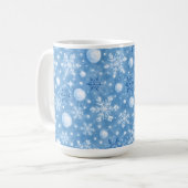 Winterse Sneeuw Koffiemok (Voorkant links)