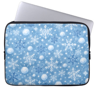 Winterse Sneeuw Laptop Sleeve