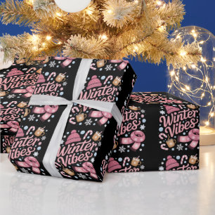 Winterse stemming Seizoen Koud weer Hallo winter Cadeaupapier