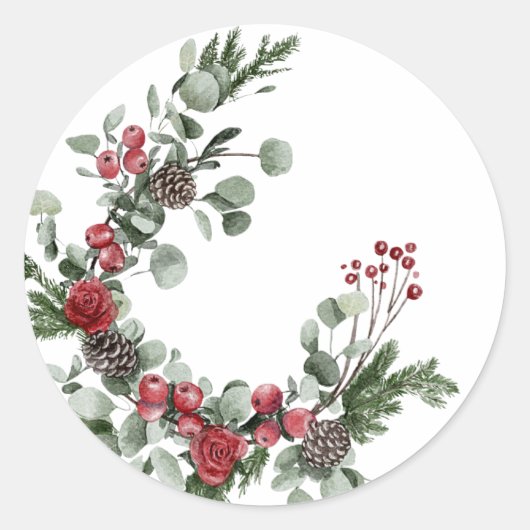 winterse sticker (Voorkant)