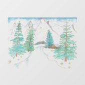 Winterse Taferelen Raamsticker (Vel)