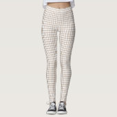 winterse witte plak leggings (Voorkant)
